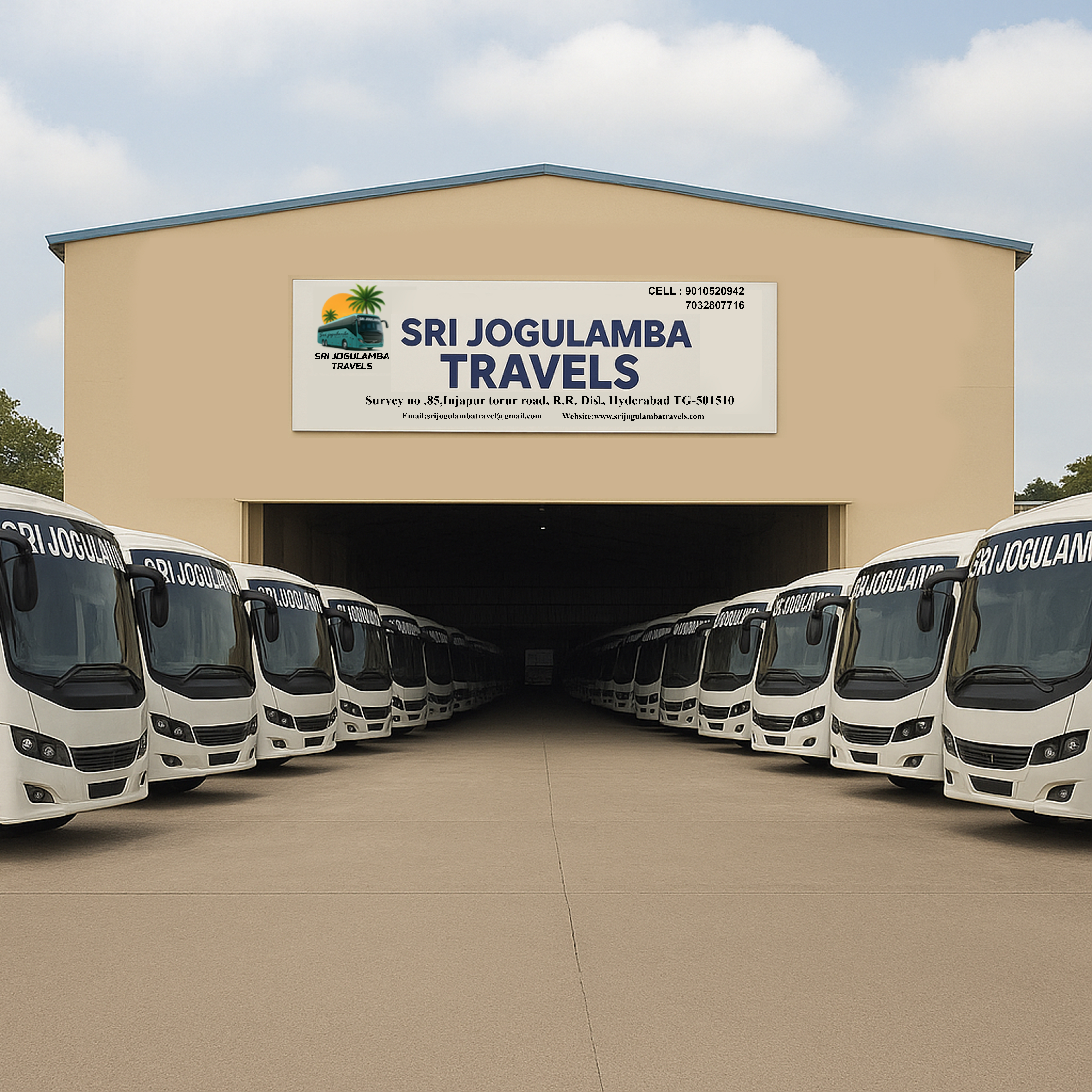 Sri Jogulamba Travels Bus Garage